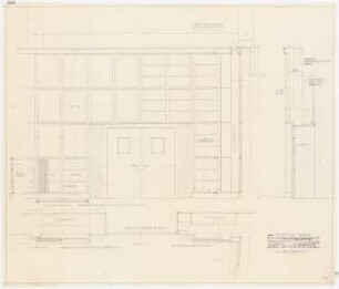 Haus des Rundfunks, Berlin-Charlottenburg: Türwand Saal 3, 1:10