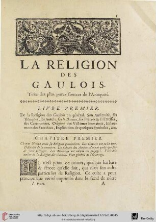 Livre premier