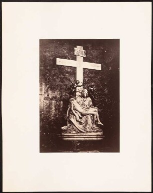 Pieta im Petersdom, Rom: Ansicht (aus: sog. »Koch-Mappe«)