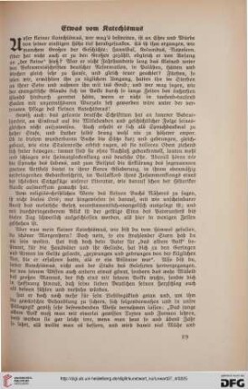27: Etwas vom Katechismus