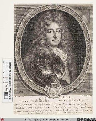 Bildnis Anne-Jules Noailles, comte d'Ayen, 1678 duc de