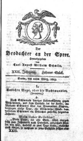 10. Stueck, 10. Maerz 1823