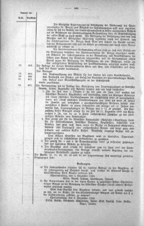 Übersicht der in der Sitzung am 5. Dezember 1906 gefaßten Beschlüsse usw. No. 21. (476-511), 05. Dezember 1906