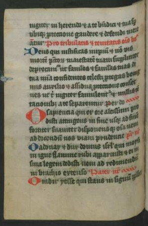 Antiphonae ante festum nativitatis Christi dicendae