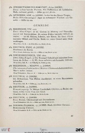 Gemälde (Nr. 583-595)