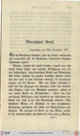 Vierzehnter Brief