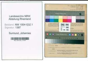 Entnazifizierung Johannes Surmund , geb. 18.06.1905 (Werkmeister)