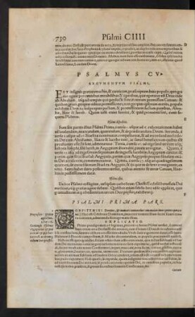 Psalmus CV.