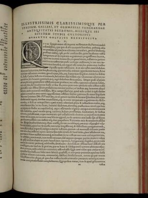 Illustrissimis clarissimisque per Italiam, Gallias, et Germanias venerandae antiquitatis patronis,[...]