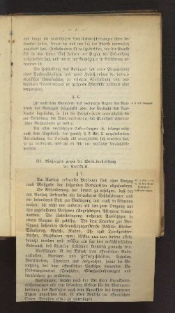 III. Maßregeln gegen die Weiterverbreitung der Krankheit.