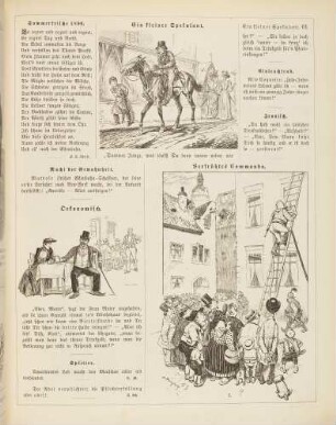 "Ein kleiner Spekulant" "Oekonomisch" "Verfrühtes Commando"