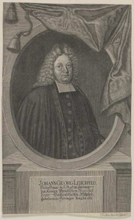Bildnis des Johann Georg Leuckfeld