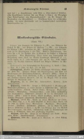 Mecklenburgische Eisenbahn