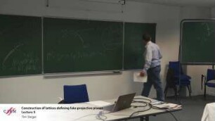 Construction of lattices defining fake projective planes - Lecture 5