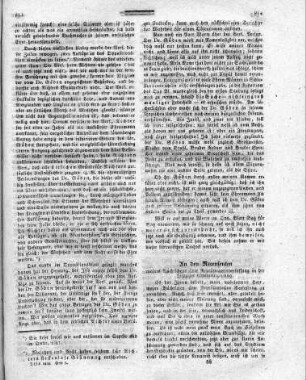 An den Recensenten meines Büchels über die Repräsentativversammlung in der Leipziger Litteraturzeitung