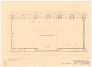 I.G.-Farben, Frankfurt/Main Verwaltungsgebäude: Grundriss 1.Obergeschoss Sitzungssaal 2 in Q1 1:20