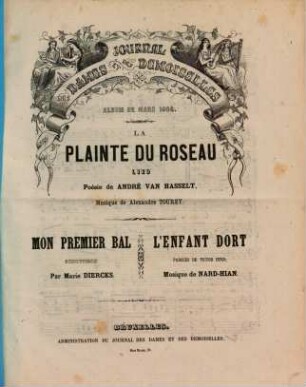 Journal des Dames et des Demoiselles, 1864. Mars, juillet