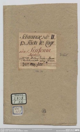 Rodelinda regina de' Langobardi. Excerpts - Mus.2953-F-22 : orch; GraunWV B:I:6