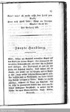 Zweyte Zweyte Handlung
