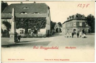 Bad Gottleuba-Berggießhübel, Marktplatz : Bad Gottleuba-Berggießhübel. Marktplatz