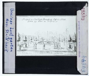 Berlin, Lustgarten,Stridbeck (d.J.), Berlin 1690, Lustgarten und Schloß (Zeichnung)