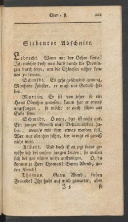 Siebenter Abschnitt