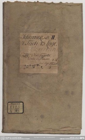 Suites - Mus.2423-N-13 : orch - G; FaWV K:G18