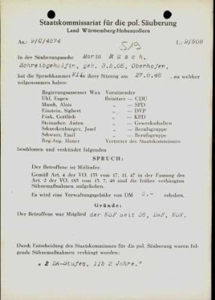 Rüsch, Maria