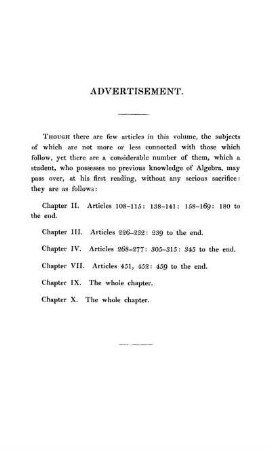Advertisement and Errors.