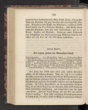 Viertes Kapitel. Die letzten Zeiten der Gewaltherrschaft.