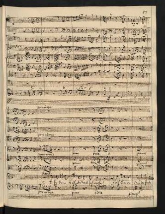 Recitativo [accompagnato, Aria e] Coro: Er lerne früh der Welt sich weih'n