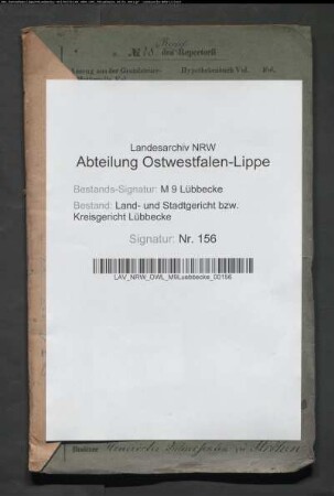 Teilungsrezess der Grundstücke der Heuerorter Gemeinheiten (Gemeinde Ströhen)