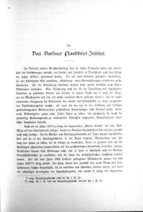 IX. Das Berliner Pfandbrief-Institut