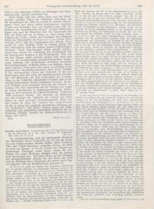 Festschriften