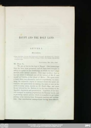 Egypt And The Holy Land.