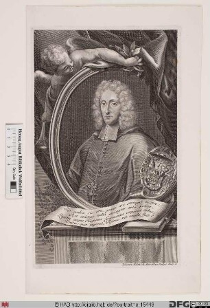 Bildnis Wolfgang Hannibal (Graf von Schrattenbach), 1711-38 Fürstbischof von Olmütz