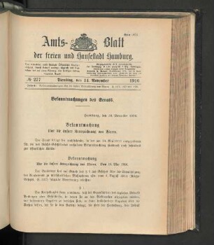 No. 277, 14. November 1916
