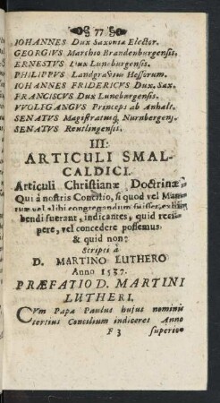 Praefatio D. Martini Lutheri.