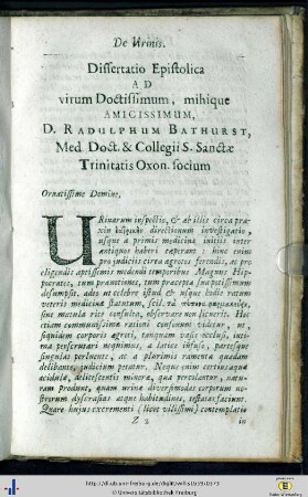De Urinis.