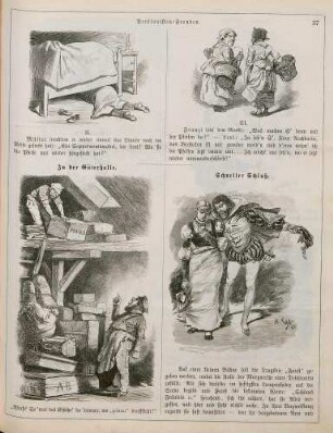 "Pensionisten-Freuden" "In der Güterhalle" "Schneller Schluß"
