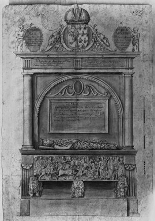 Metz, Klosterkirche Saint-Arnould: Grabmal Ludwigs des Frommen