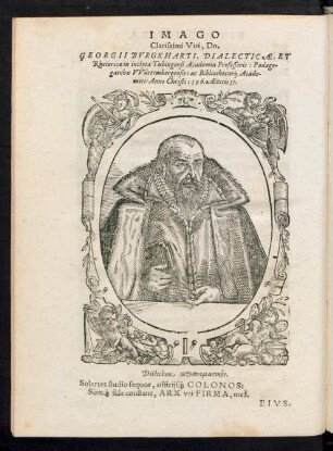 Imago Clarissimi Viri, Dn. Georgii Burgkharti ...