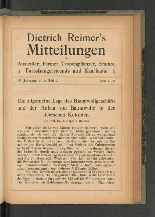Heft 2., Juni 1910