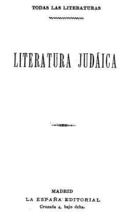 Literatura judaica