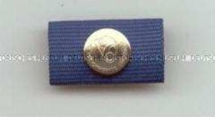 Interimsspange zur Medaille "Für hervorragende Leistungen an der Erdgastrasse" in Silber, DDR