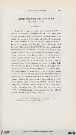 3.Ser.1.1876: Arcosolio dipinto del cimitero di Ciriaca nell'agro Verano