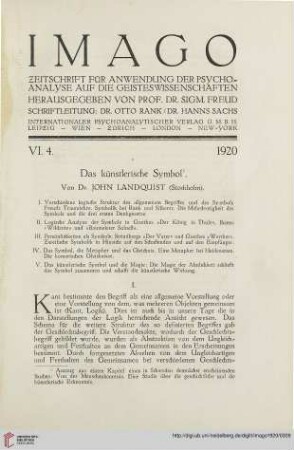 6: Das künstlerische Symbol