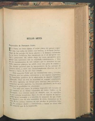 Exposición de Fernando Fader