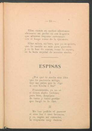 Espinas