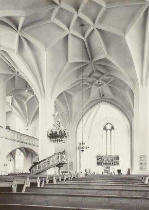 Plauen. Stadtkirche St. Johannis. Inneres nach Osten